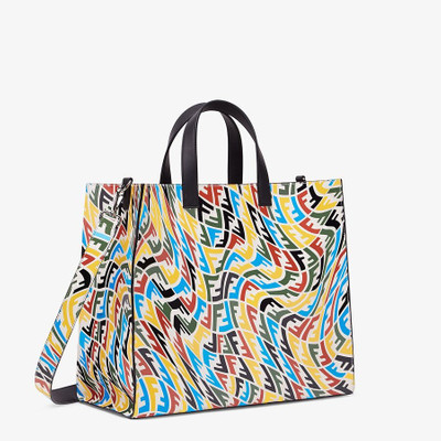 FENDI Multicolor FF Vertigo leather bag outlook