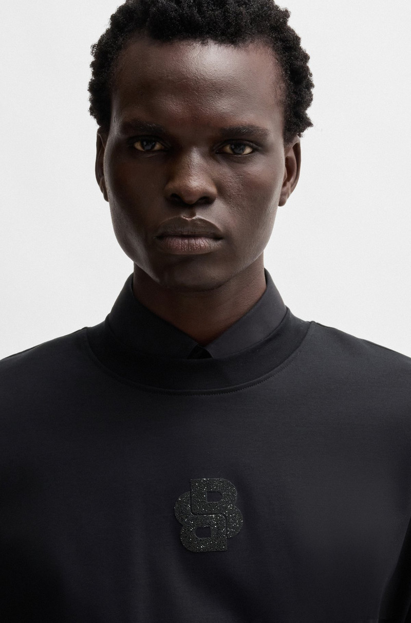 COTTON SWEATSHIRT IN RELAXED FIT WITH DOUBLE B MONOGRAM 3