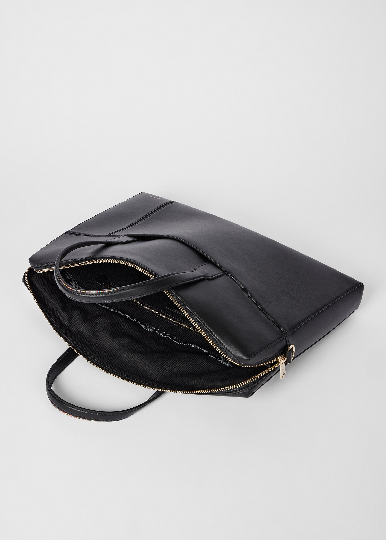 Women's 'Signature Stripe' Trim Leather Slim Folio - 8