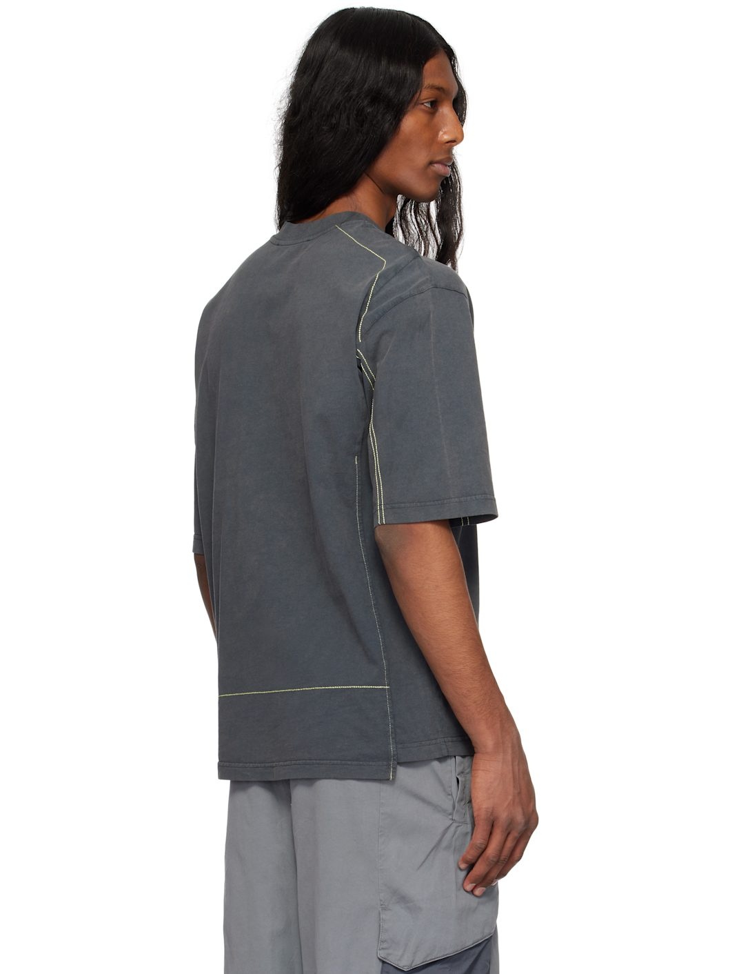 Gray Oblique T-shirt - 3