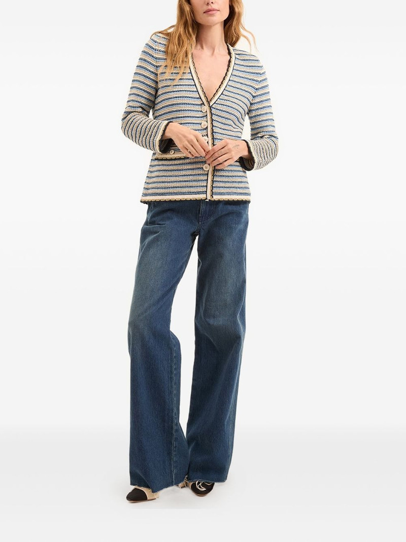 VERONICA BEARD striped cardigan outlook
