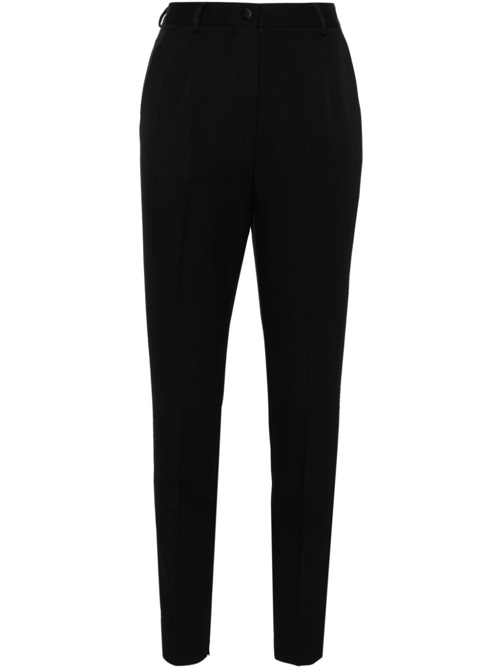 high-waist slim-fit trousers - 1