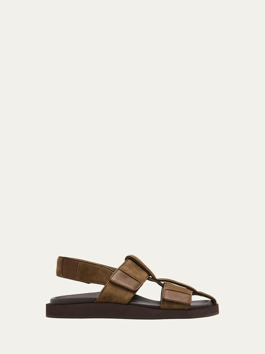 Men's Milford Suede Fisherman Sandals - 1