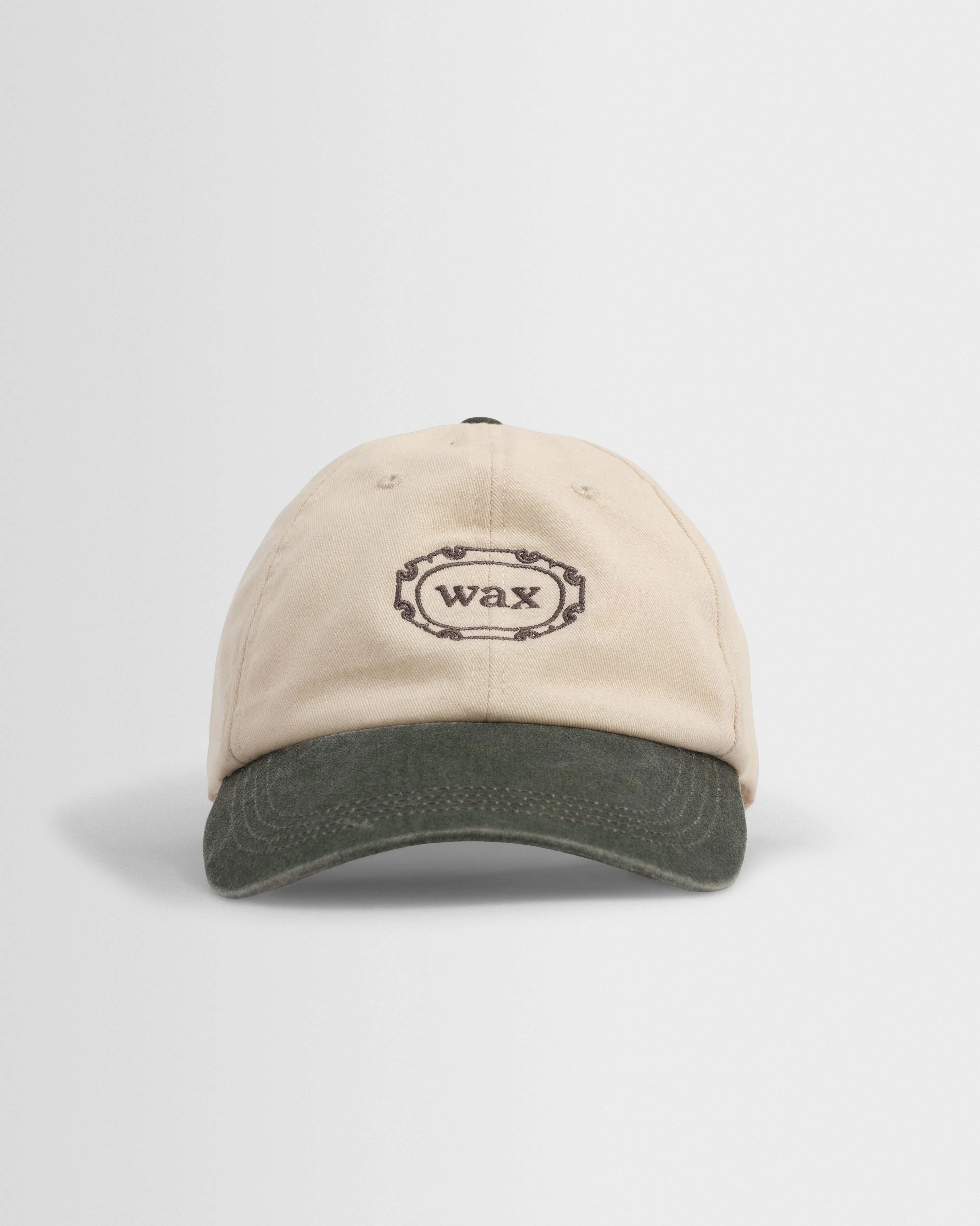 Spencer - Ecru And Khaki Cotton Sports Cap - 1