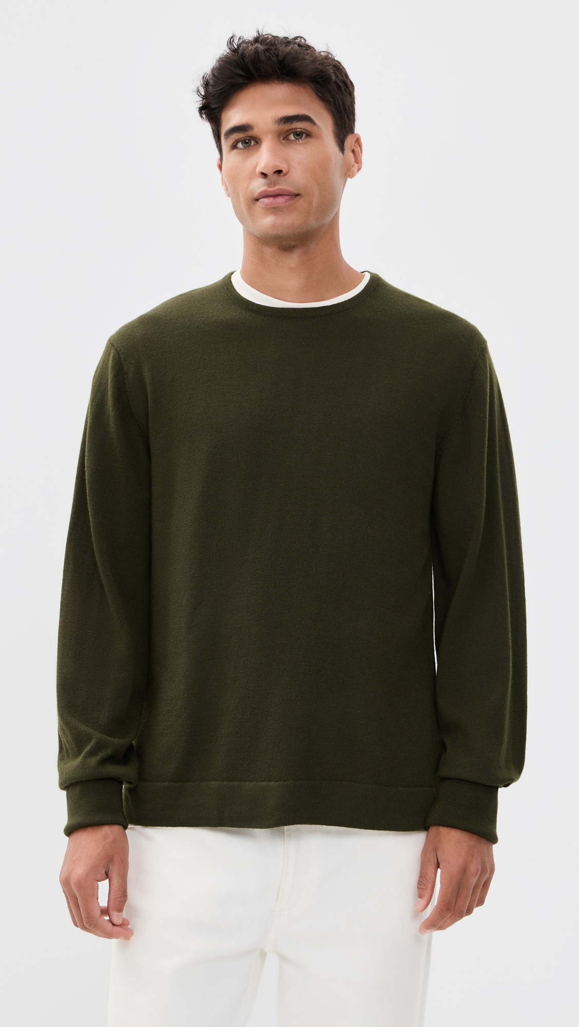 Nina Crew Neck Merino Wool Sweater - 6