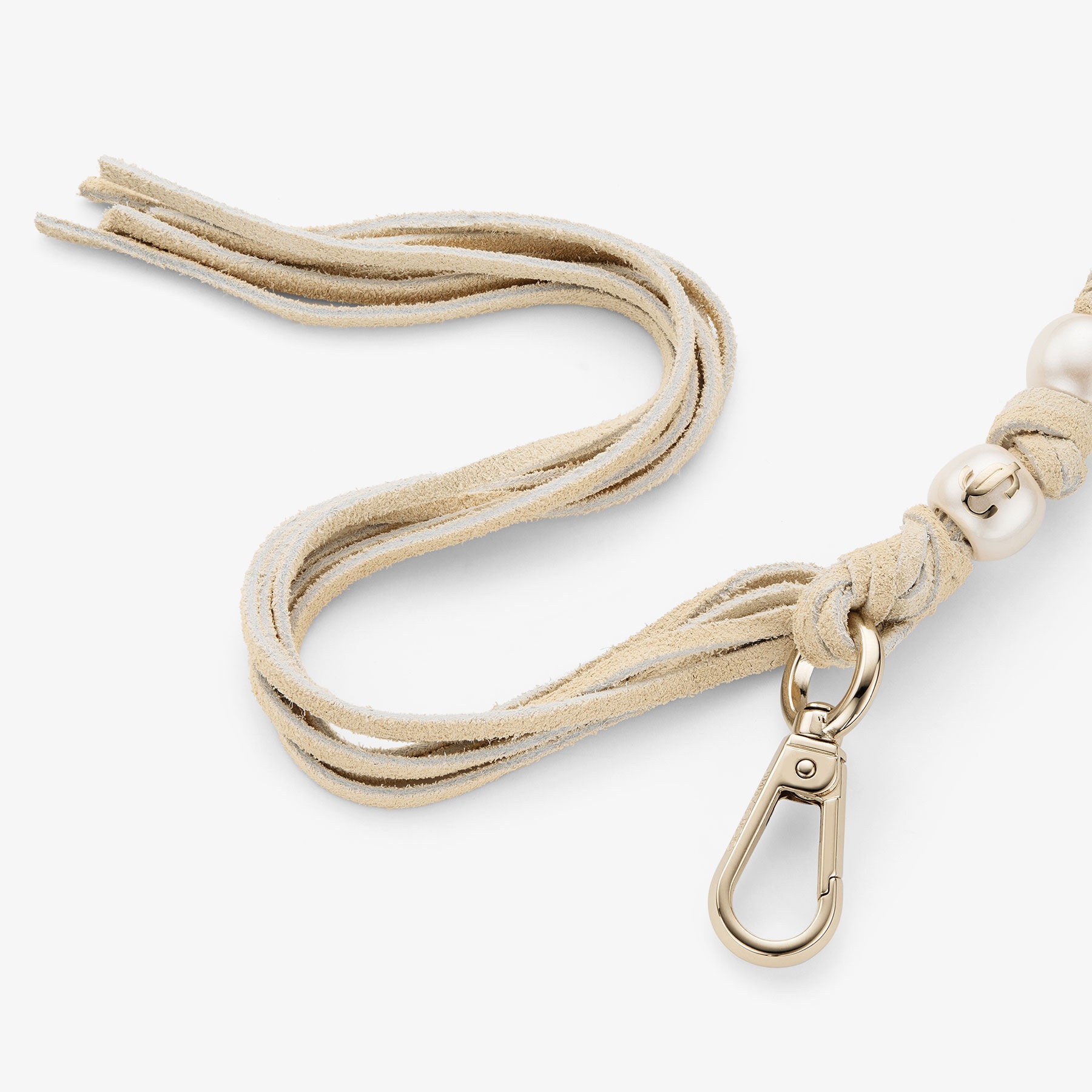 Pearl Fringe Charm
Buttermilk Suede Fringe Tassel Charm with Pearls - 2