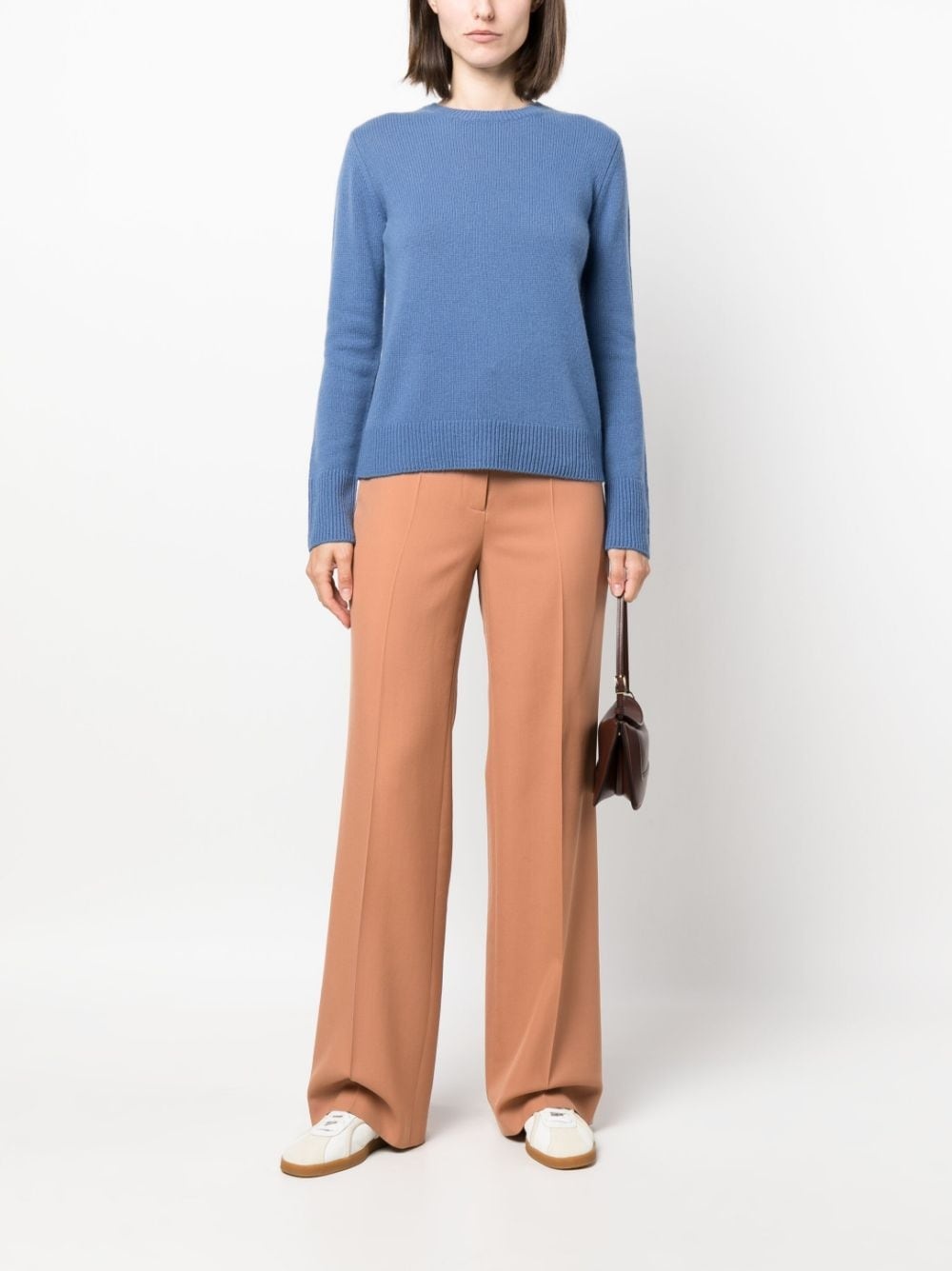 purl-knit cashmere top - 2