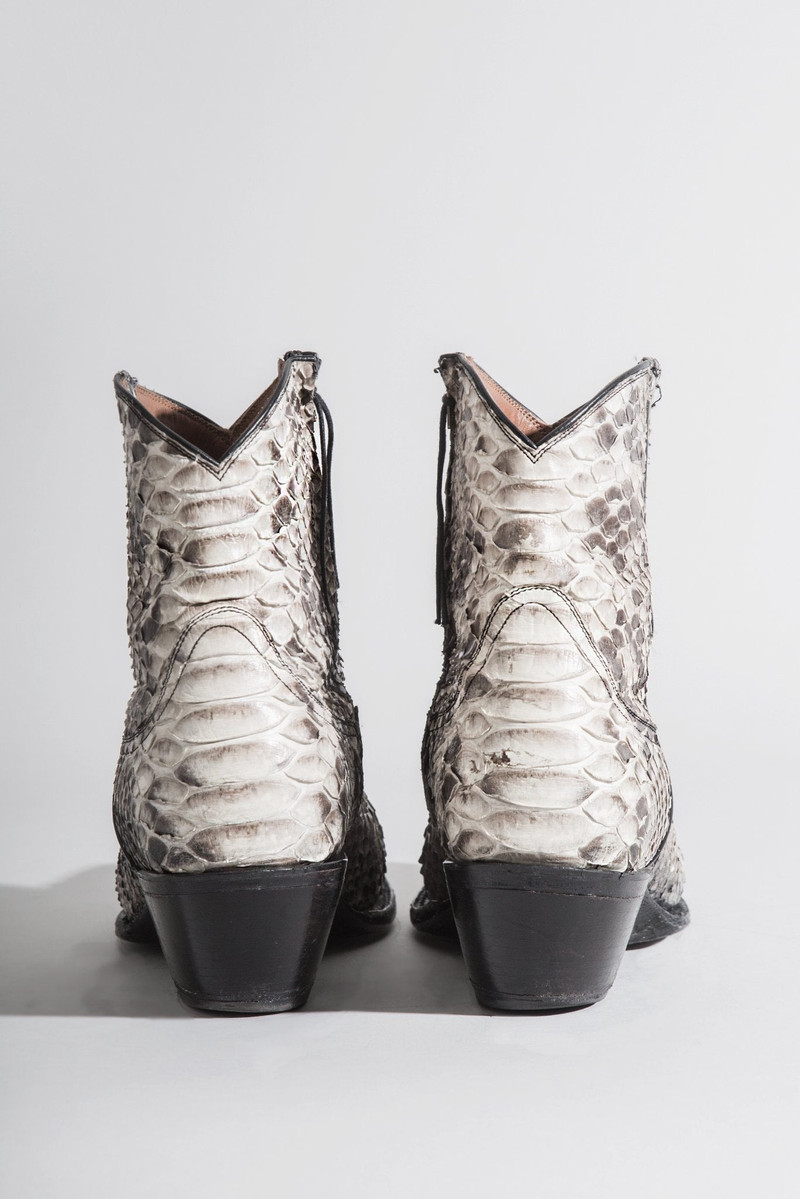 R13 COWBOY ANKLE BOOT - BROWN SNAKE outlook