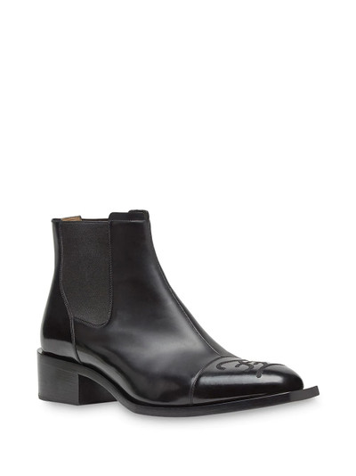 FENDI square toe Chelsea boots outlook