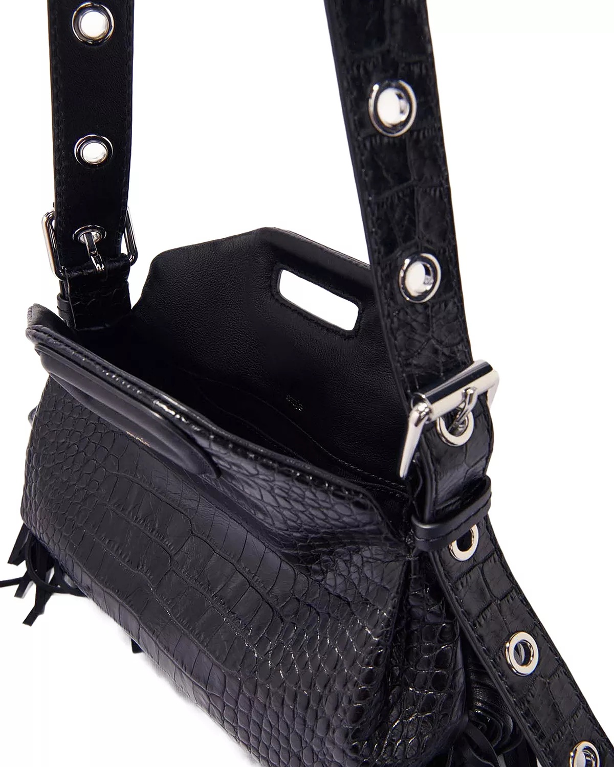 Miss M Mini Embossed Leather Bag - 2