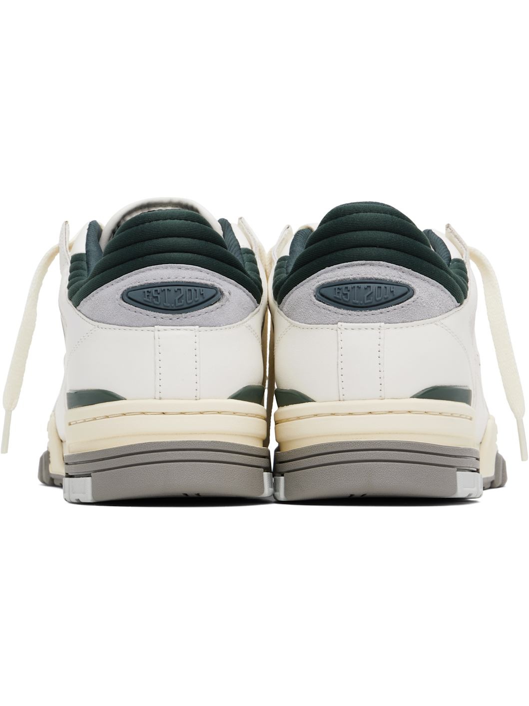 White & Green Onyx Sneakers - 2