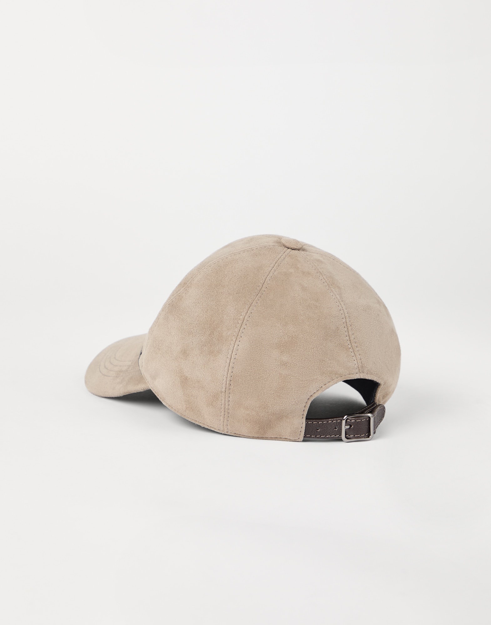 Suede baseball cap with shiny trim - 2