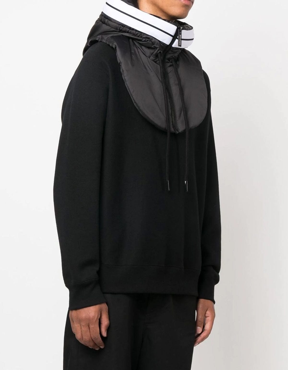 Palm Angels Black Venice Hooded Neckwarmer - 3