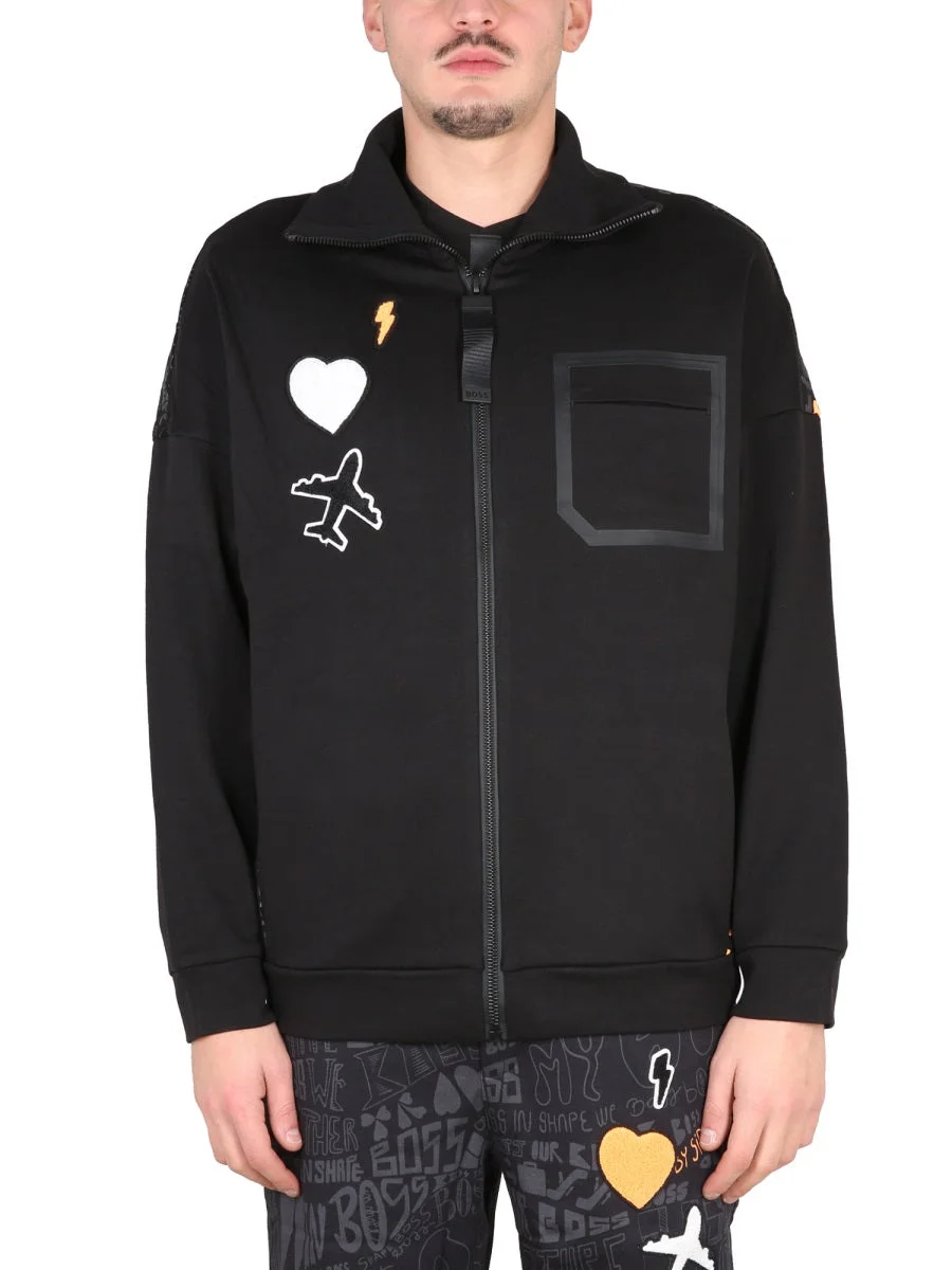 Boss Men Sweatshirt With Logo - 1