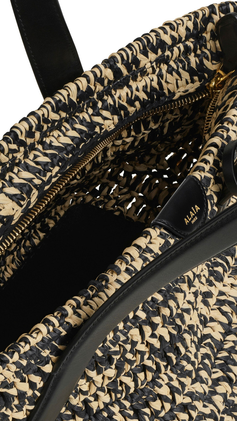 LE PANIER EAST WEST LARGE IN RAFFIA 3