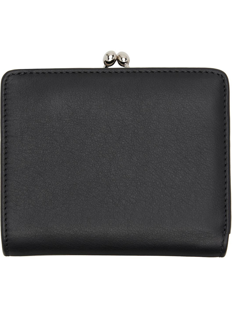 Vivienne Westwood Black Logo Bifold Wallet outlook