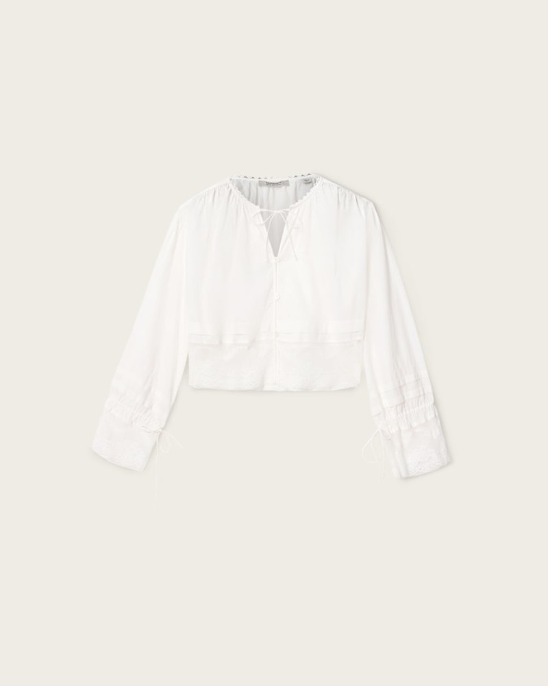 COLETTE CROPPED LACE TOP 1
