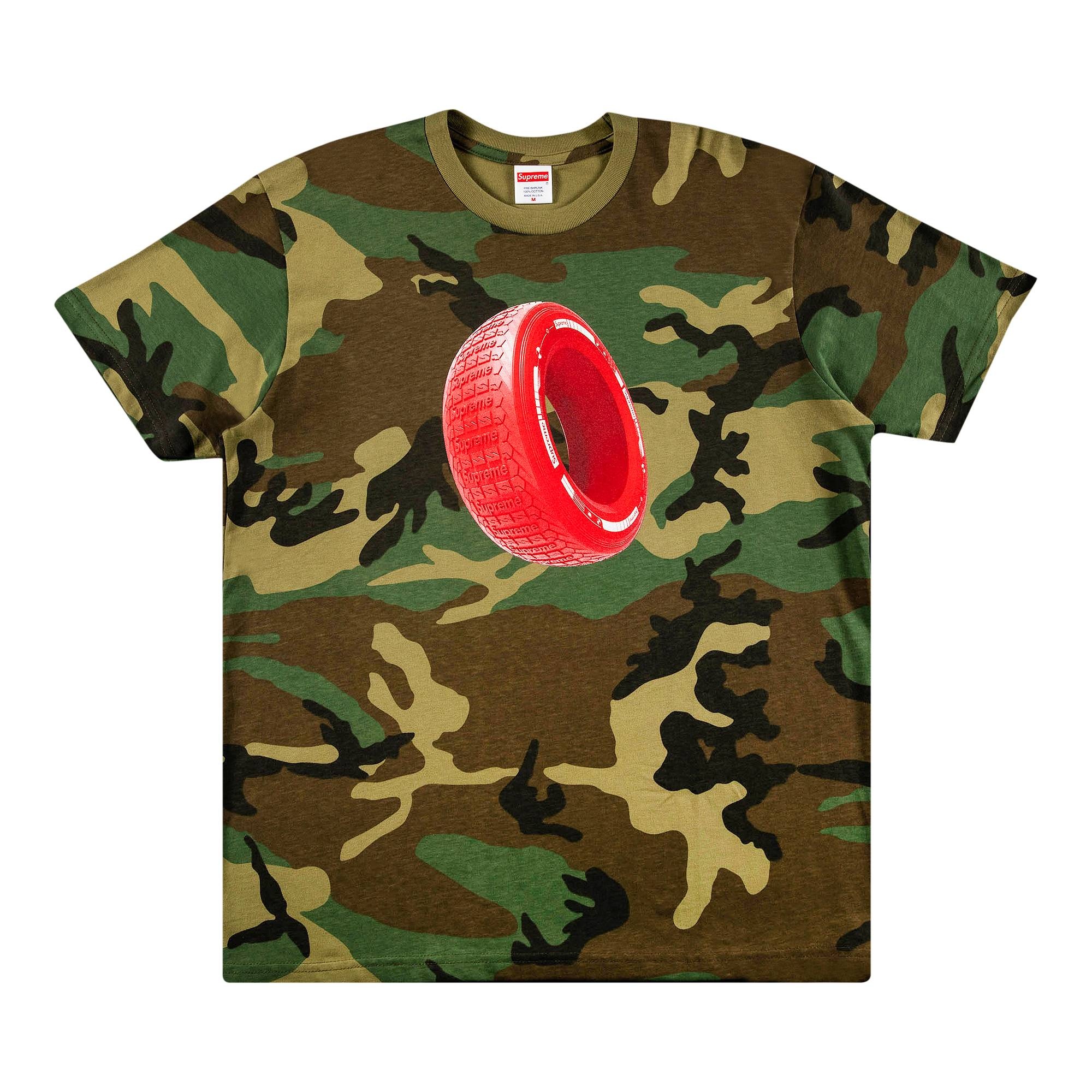 Supreme Tire Tee 'Woodland Camo' - 1