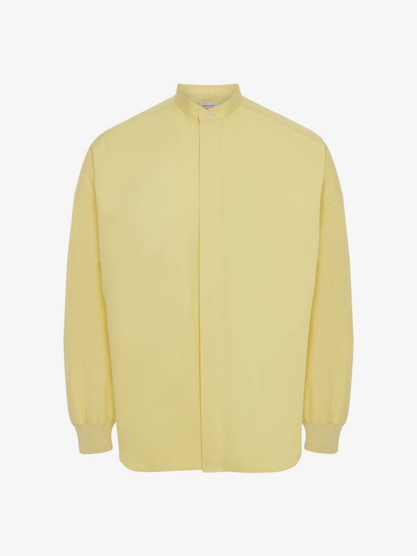Band Collar Shirt in Dawn - 1