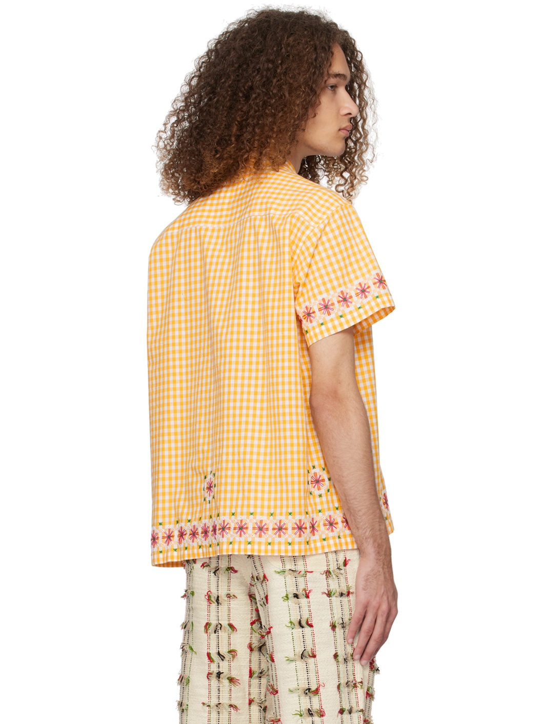 Yellow Chicken Scratch Shirt - 3