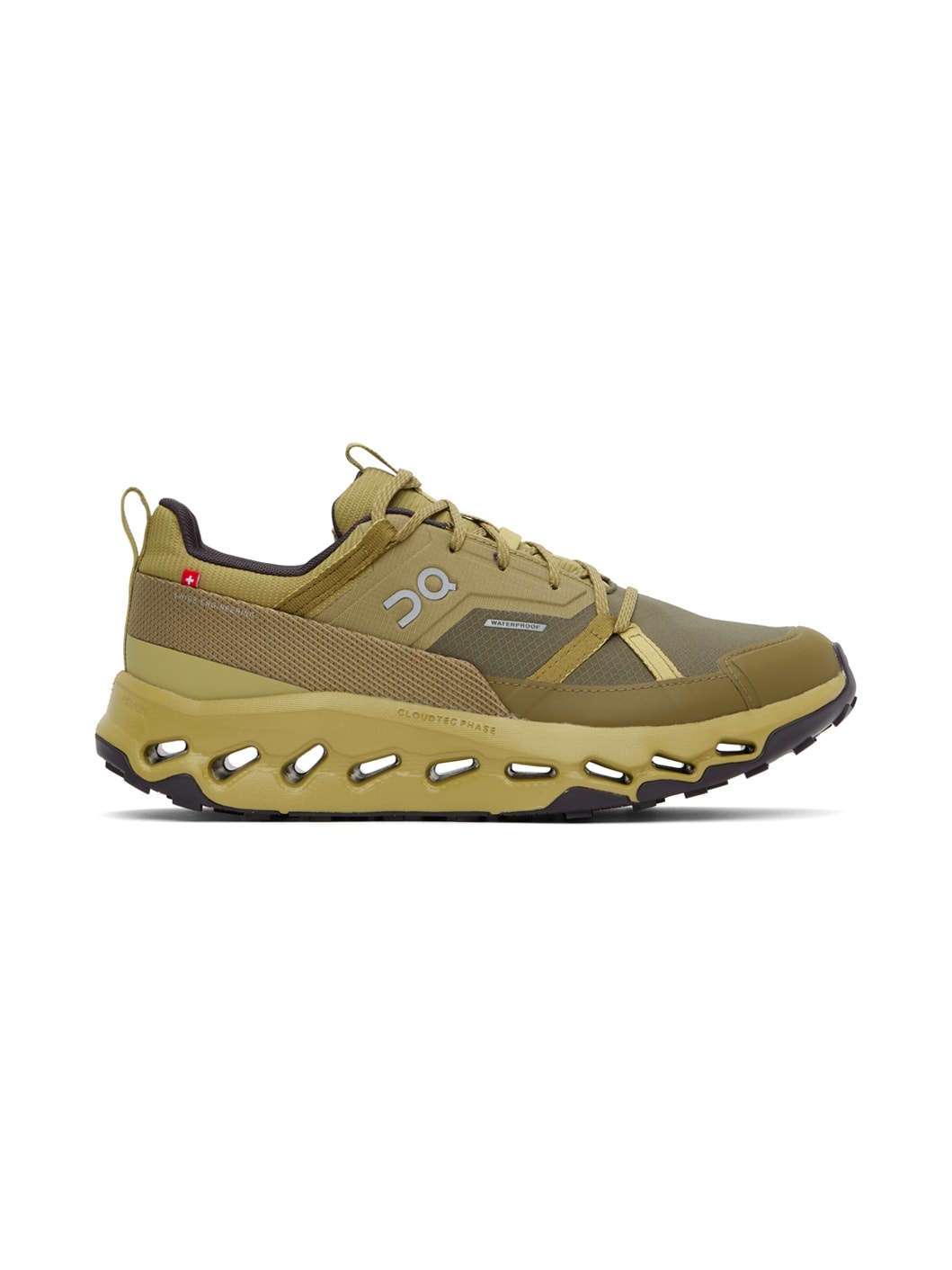 Khaki Cloudhorizon Waterproof Sneakers - 1