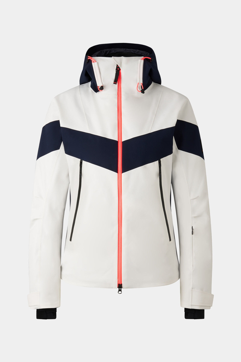 Ashley Ski jacket in Off-white/Navy blue 1