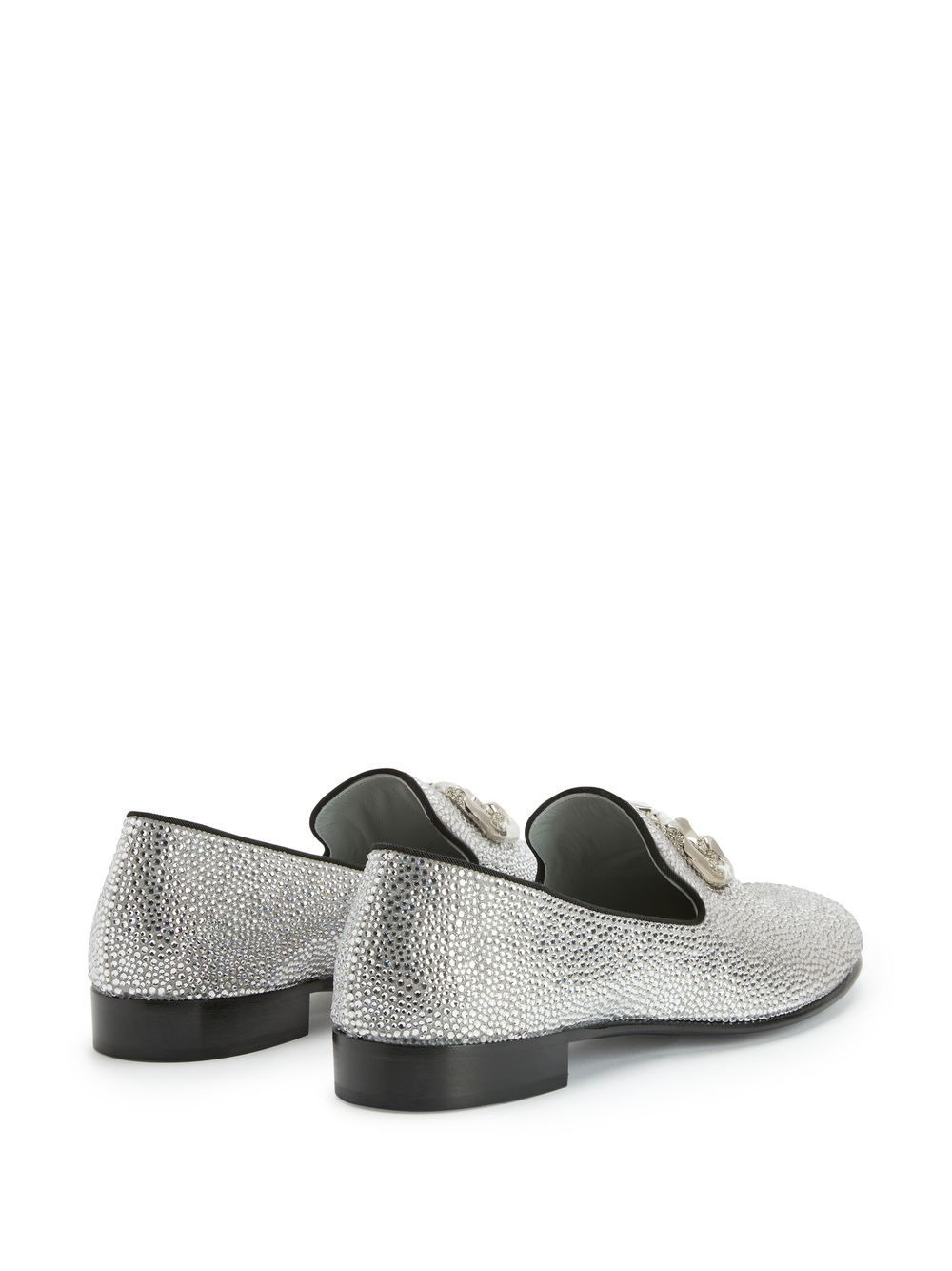 Leopoldino crystal leather loafers - 3