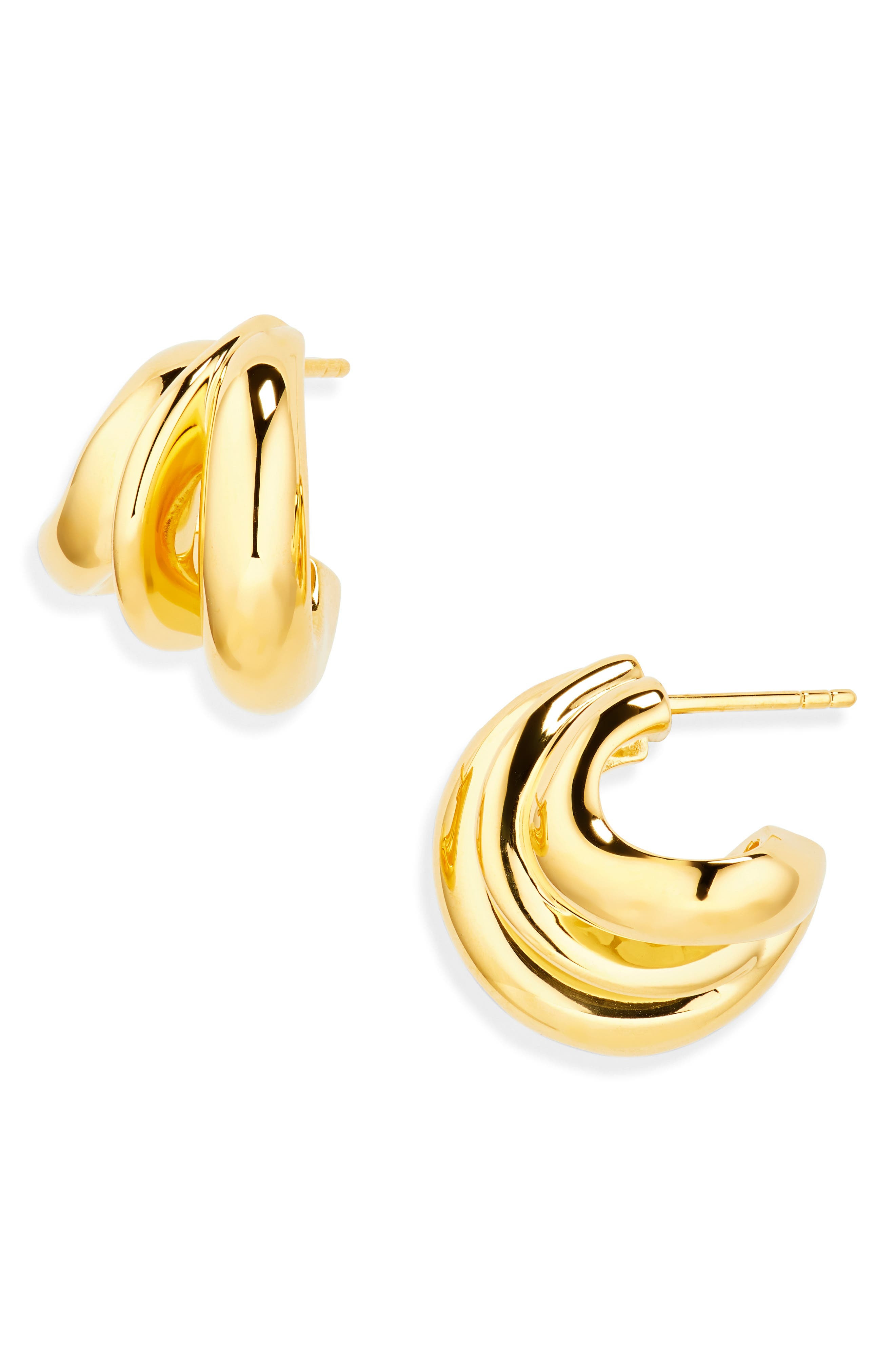 COMPLETEDWORKS Dollop Hoop Earrings in 18Ct Gold Plated at Nordstrom - 1