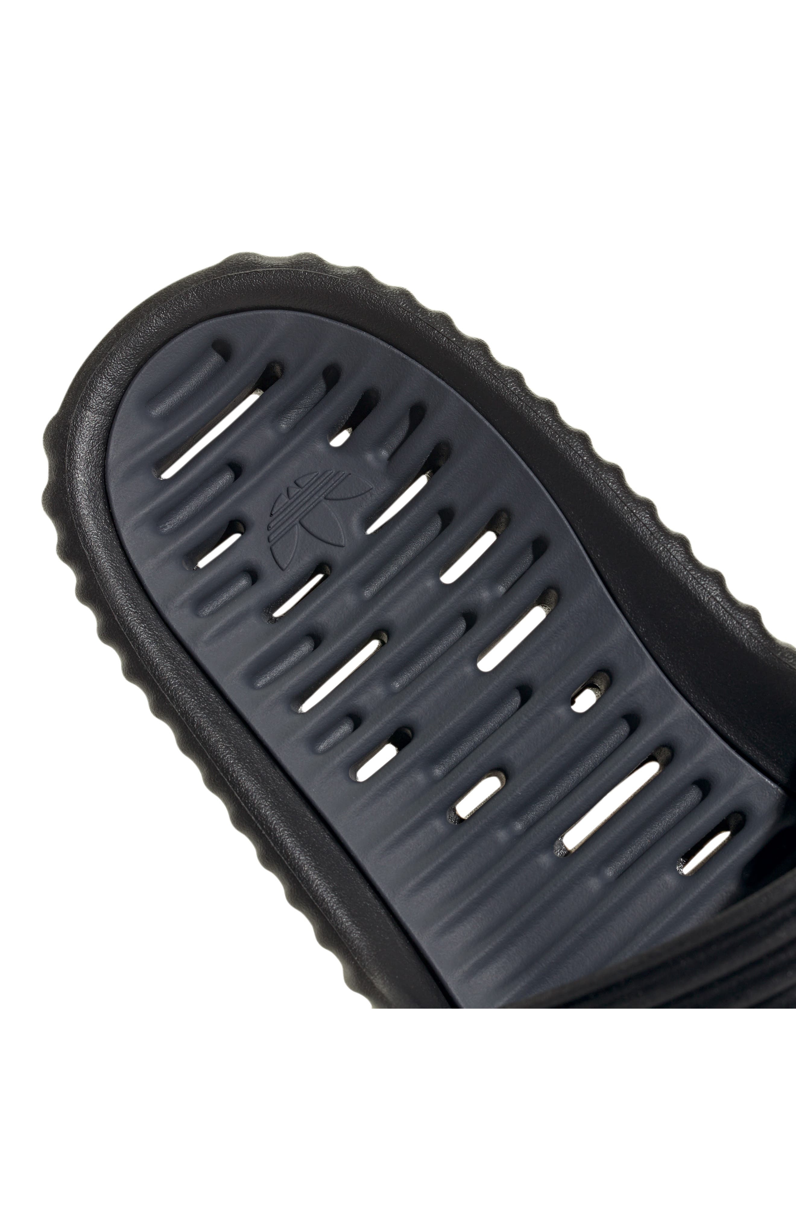 adidas Gender Inclusive Adilette 25 Slide in Black/Black/Grey at Nordstrom - 8