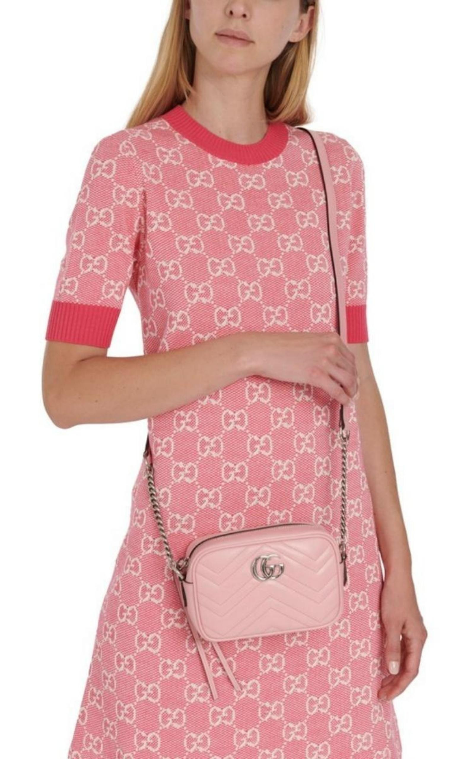 Small GG Marmont Shoulder Bag - 2