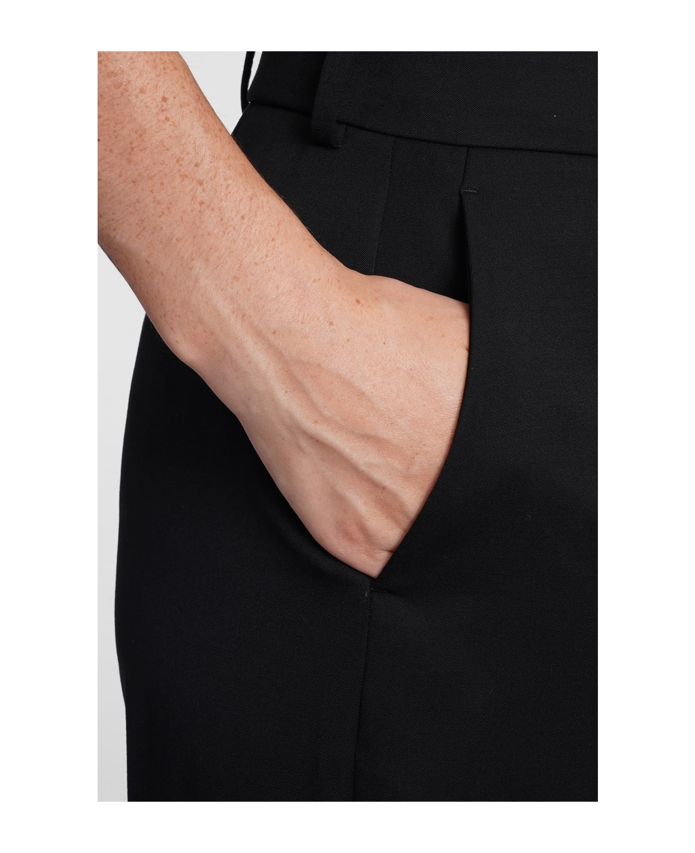 High-waisted Wool Trousers - 5