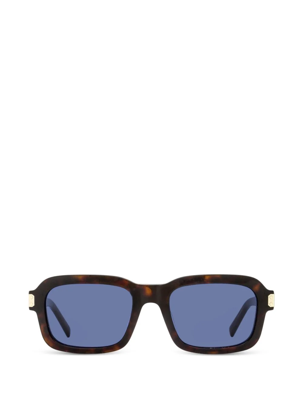 rectangular-frame logo-plaque sunglasses - 1