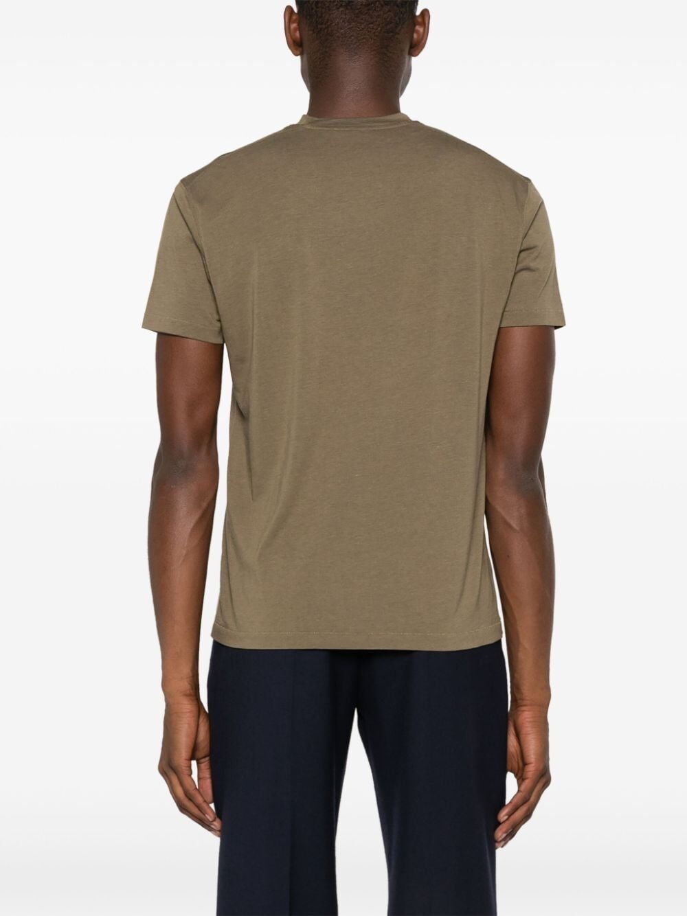 Tom Ford Men Lyocell And Cotton Regular Fit T-Shirt - 7