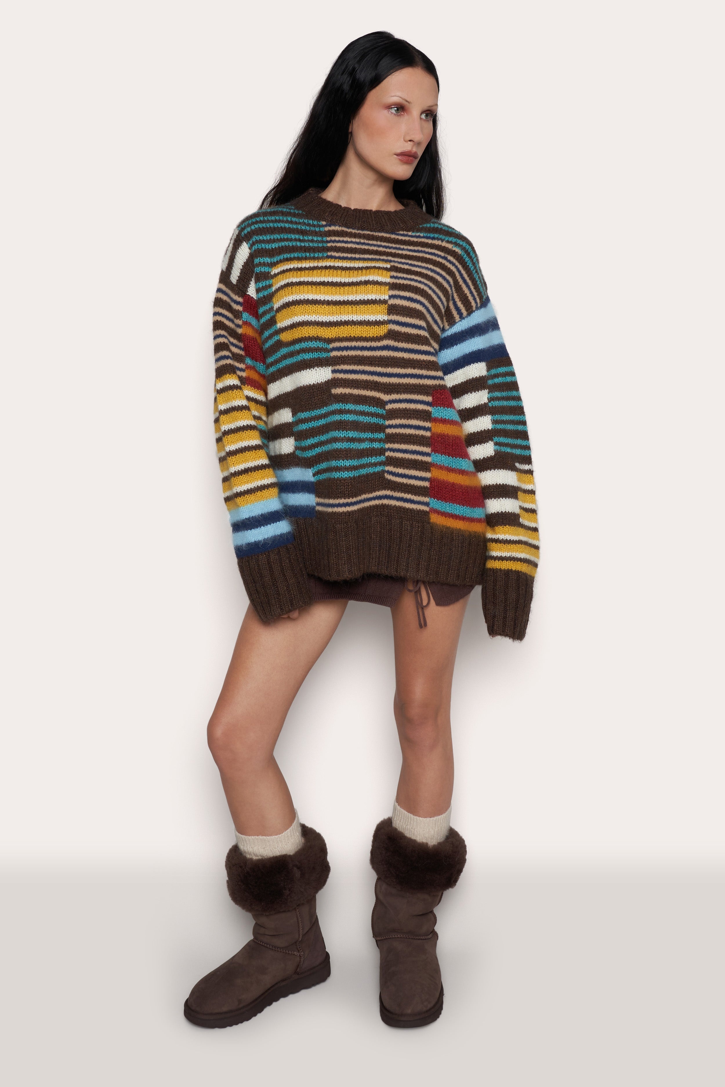 OVERSIZED NOVELTY CREWNECK - 5