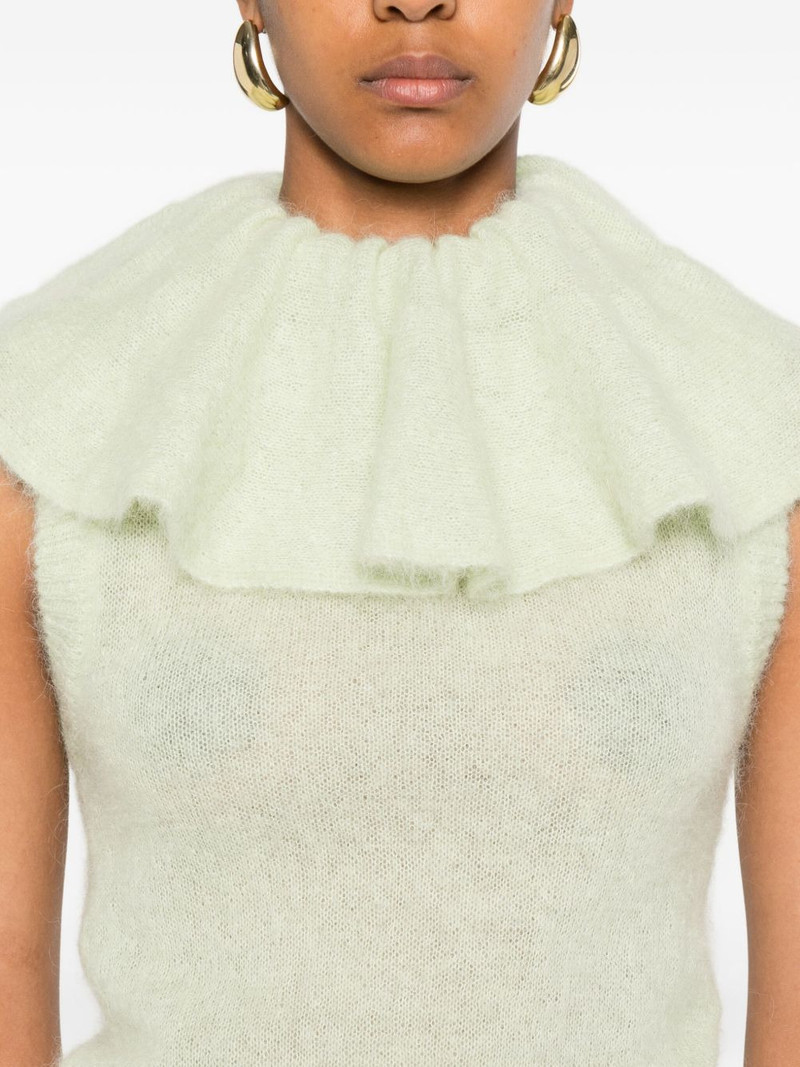 ruffled volant vest 5