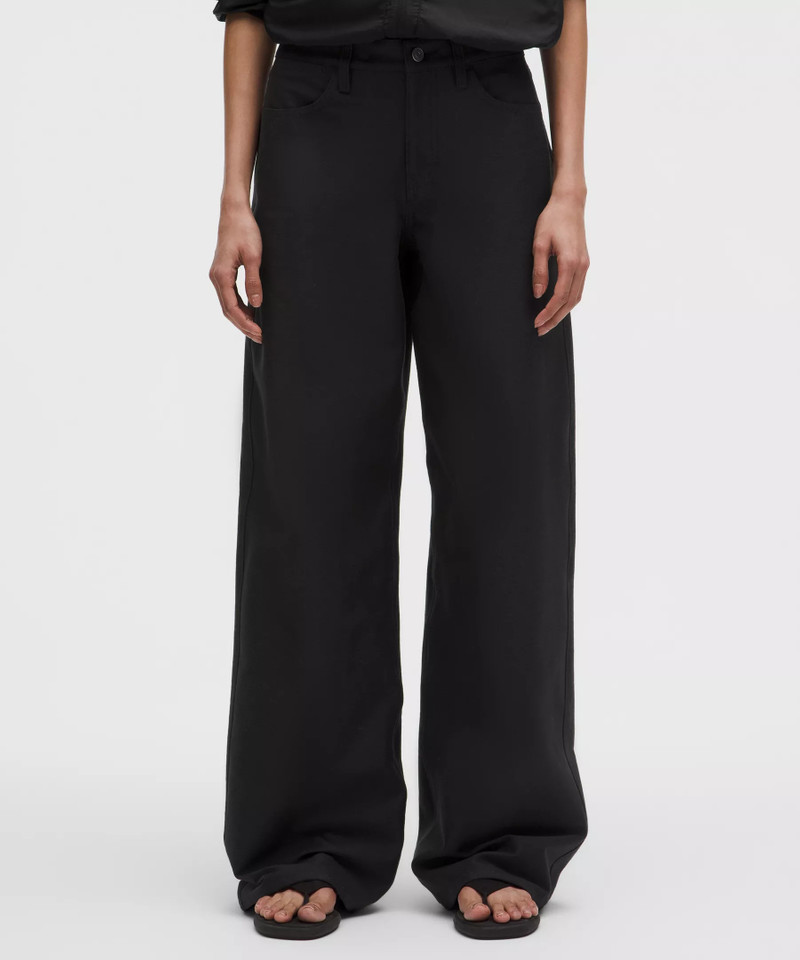 lululemon EasyFive Low-Rise Classic Wide-Leg Pant *Tall outlook