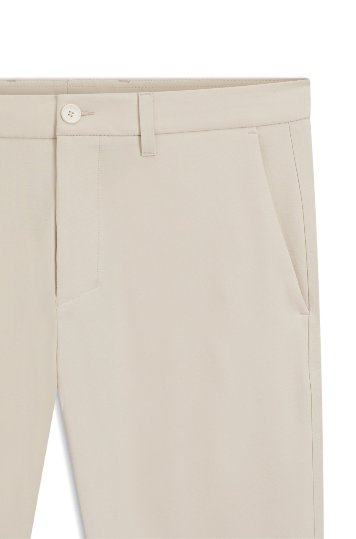 SLIM-FIT PANTS IN WATER-REPELLENT STRETCH FABRIC - 6