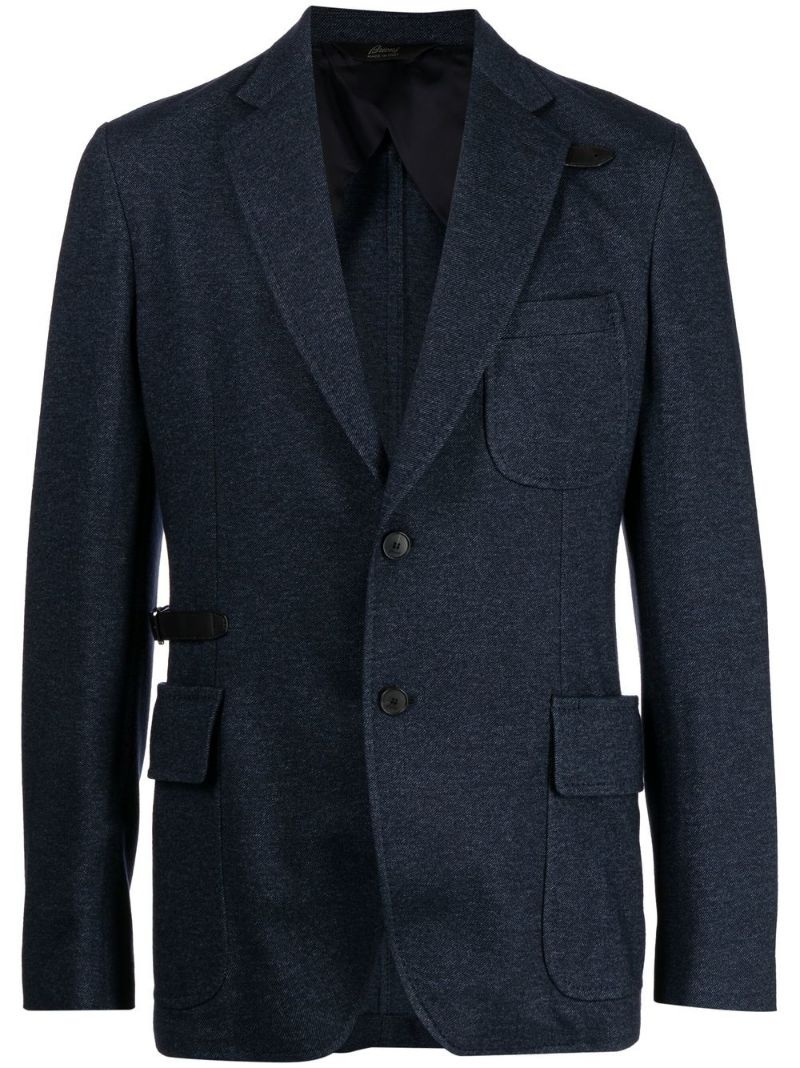 Classic Travel single-breasted blazer - 1