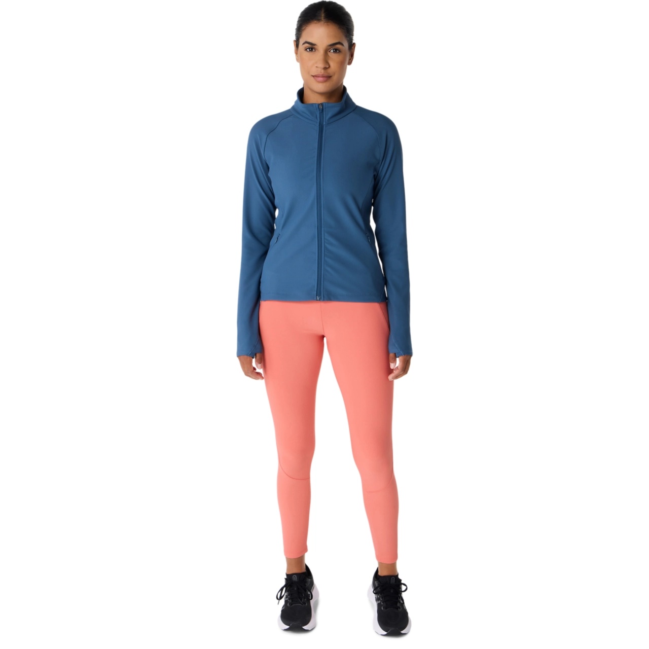 WOMEN'S RIB HIGH WAIST  7/8 TIGHT - 6