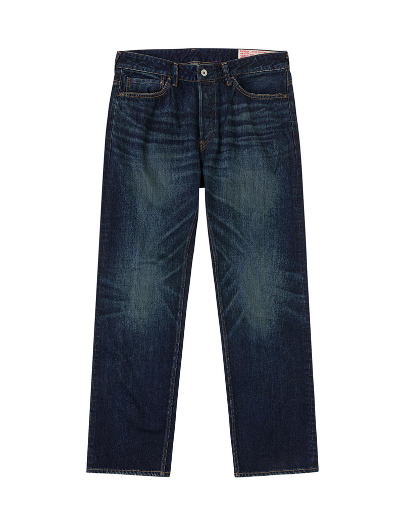 EVISU Dark-washed Seagull Print Regular Fit Jeans #2020 outlook