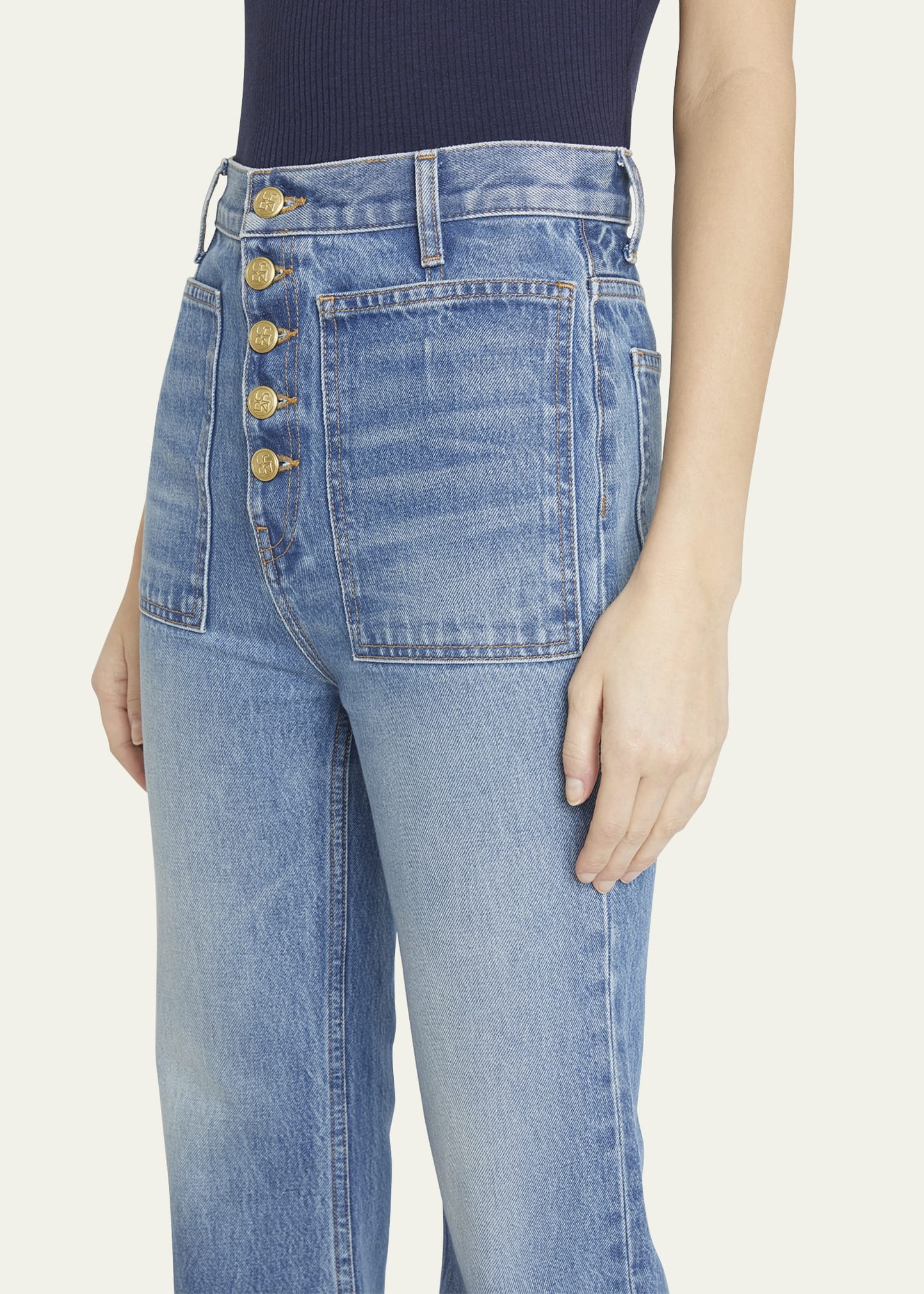 The Lou Denim Flare Jeans - 5