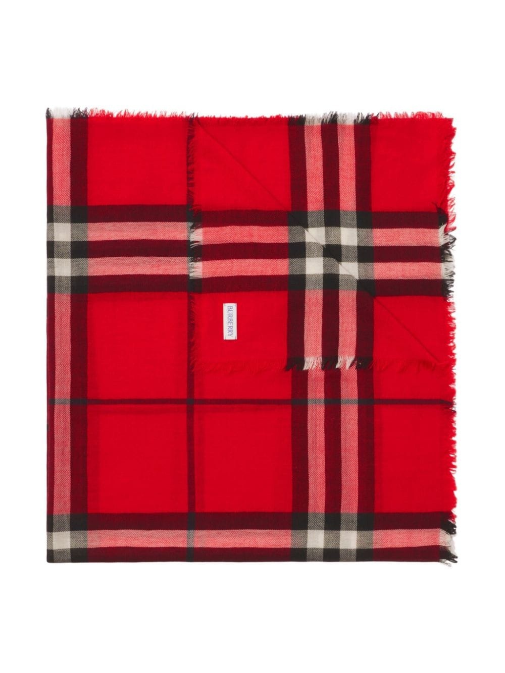 check wool scarf - 2