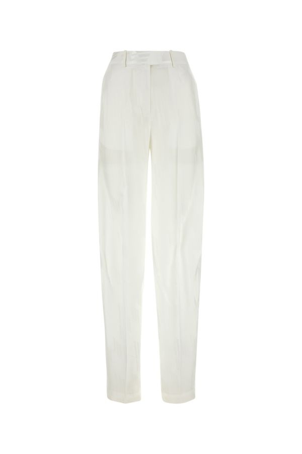 パンツ THE ATTICO White Satin Jagger Pant THE ATTICO White satin Jagger pant | gebnegozionline