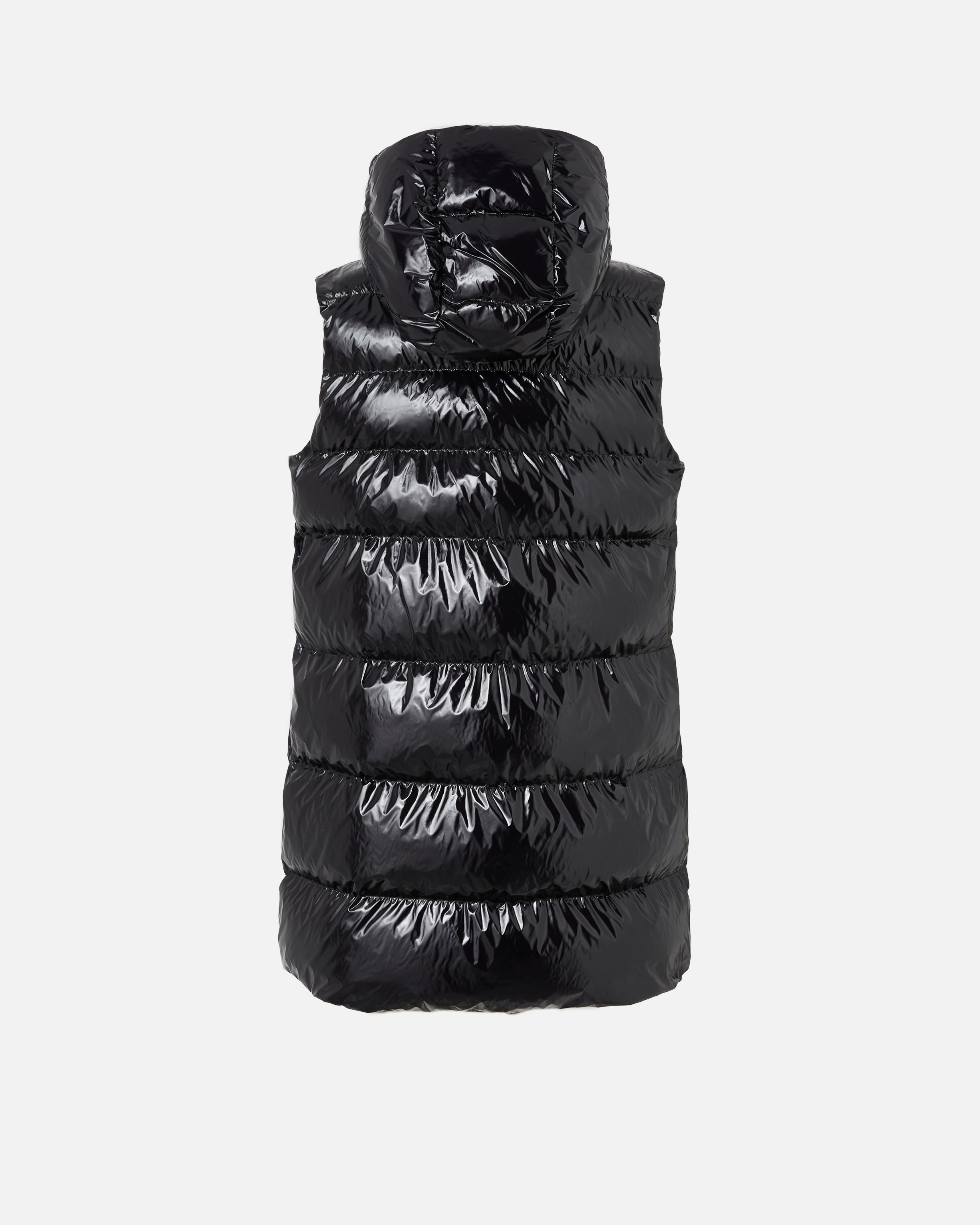 PADDED PUFFER GILET WITH HOOD - 6