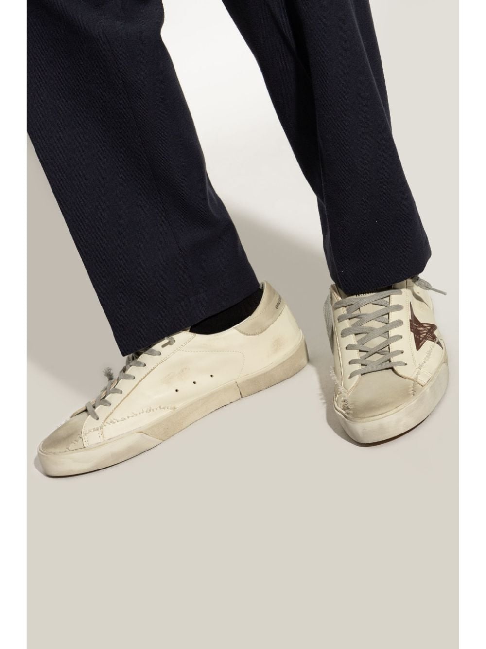 Super-Star With List Printed Star Embroi trainers - 2