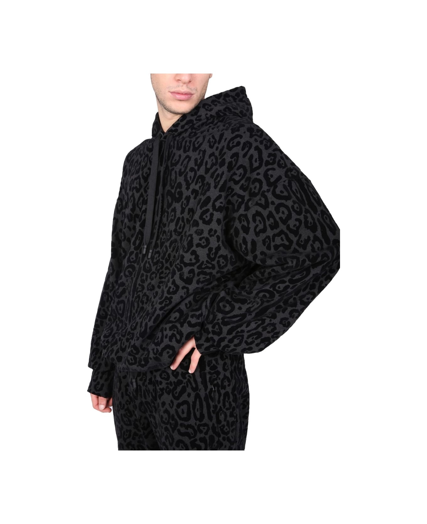 Sweatshirt With Leopard Print - 4