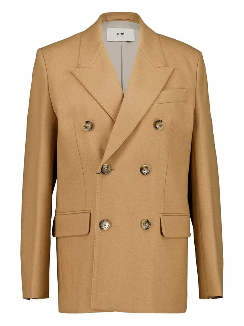 double-breasted wool blazer 1