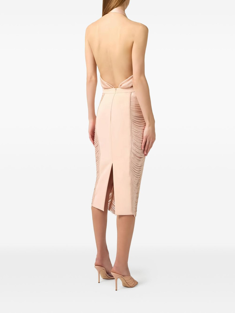 fringe textured midi skirt 3