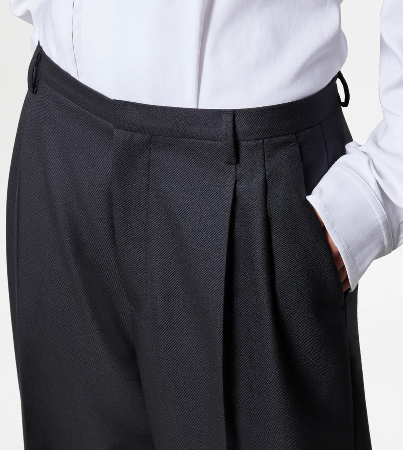 WOOL TROUSERS - BLACK 5