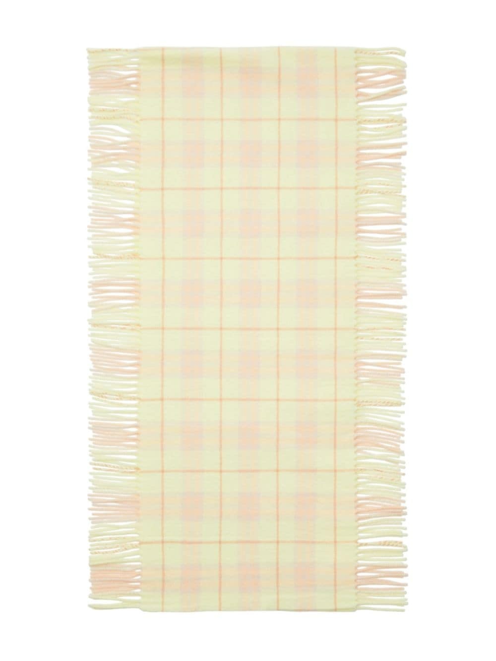 check-print cashmere scarf - 3
